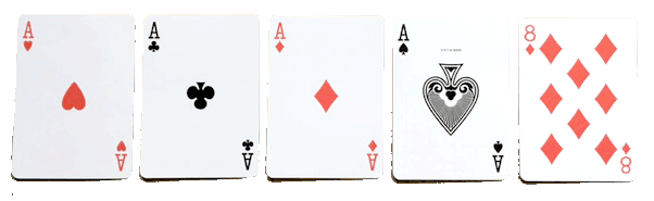 Exemple : Carré (Quads / Four of a Kind)